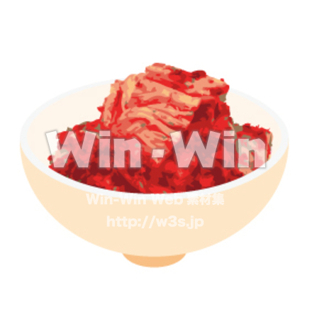 キムチのCG・イラスト素材 W-000228