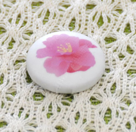 まさくんのくるみボタン　缶バッジ D-000967 のくるみボタン