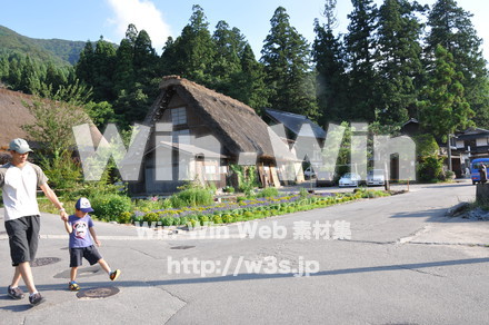 白川郷の写真素材 W-001971