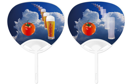 うちわ２ D-000378 のうちわ