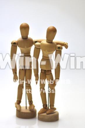 ウッドマネキンの写真素材 W-000872