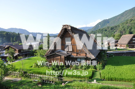 白川郷の写真素材 W-001994