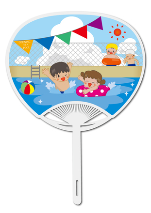 うちわ D-001277 のうちわ