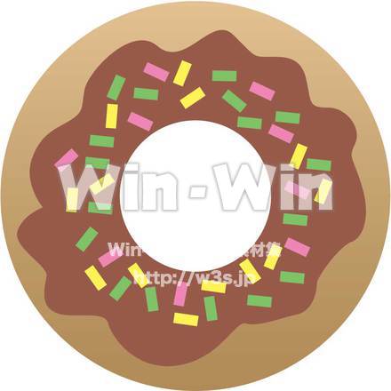 ドーナツのCG・イラスト素材 W-001387