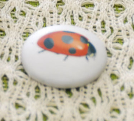 戸田さんのくるみボタン　ゴルフ用マーカー D-000948 のくるみボタン