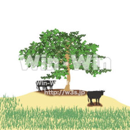 牛のCG・イラスト素材 W-000527