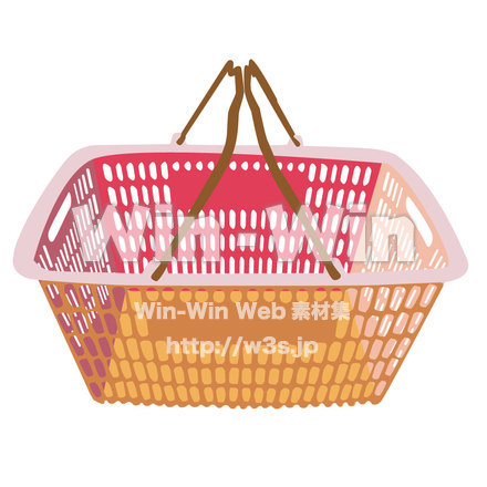 買い物かごのCG・イラスト素材 W-001548