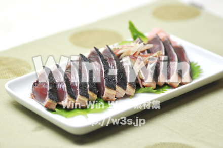 鰹のたたきの写真素材 W-000567