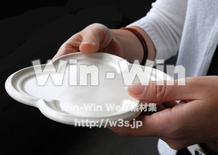 小皿の写真素材 W-001200
