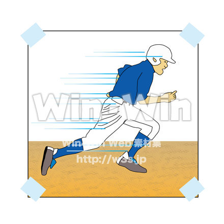 野球のCG・イラスト素材 W-000529