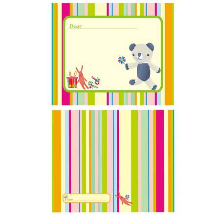 バースデーカード D-000230 のカード類