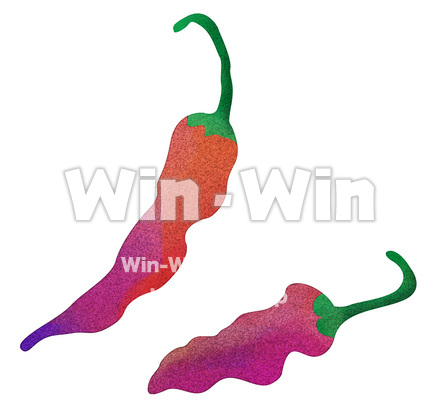 唐辛子のCG・イラスト素材 W-000009