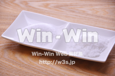 塩と砂糖の写真素材 W-000105