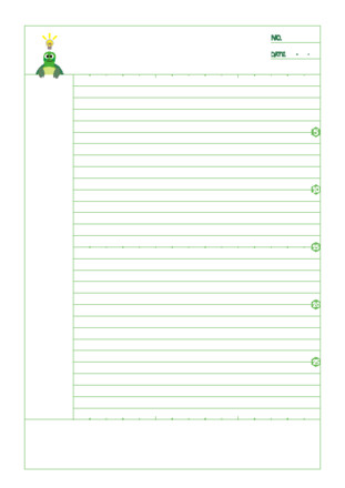 Ａ４レポート用紙 D-001661 のその他