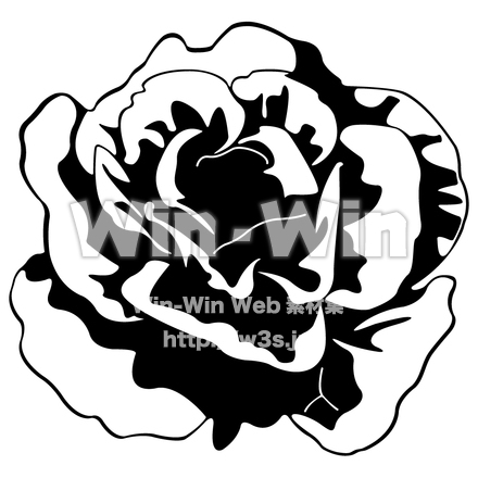 ケールのシルエット素材 W-001019