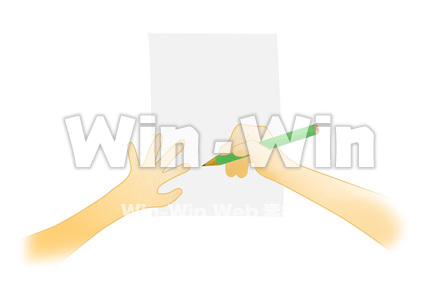 描く、書くのCG・イラスト素材 W-000245