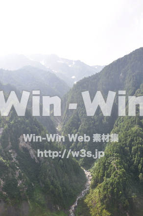 黒部ダムの写真素材 W-001877