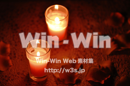 キャンドルの写真素材 W-001167