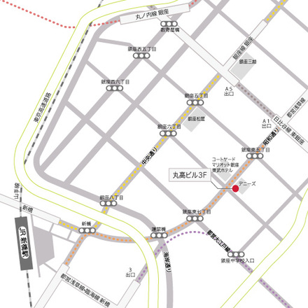 東銀座地図 D-000266 のパンフレット