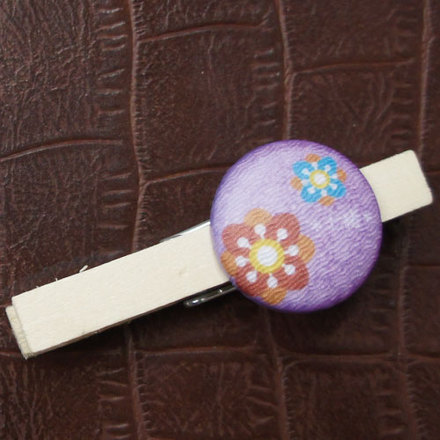 くるみぼたん・木製クリップ D-000872 のくるみボタン