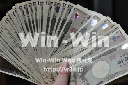 札束の写真素材 W-001090