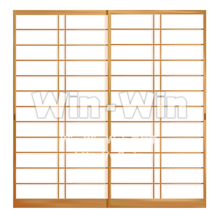 障子のCG・イラスト素材 W-001688