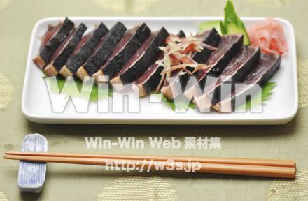 鰹のたたきの写真素材 W-000564