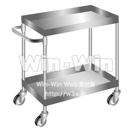 ワゴンのCG・イラスト素材 W-001863