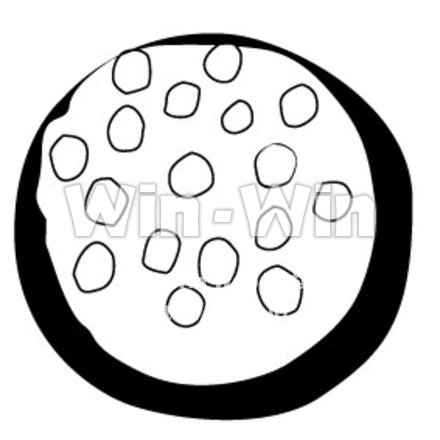 ケーキのシルエット素材 W-000356