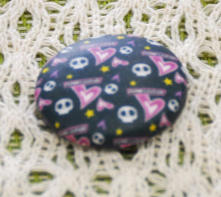 まなかママのくるみボタン　ヘアゴム D-000966 のくるみボタン