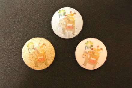 くるみボタンデザイン D-000701 のくるみボタン