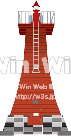灯台のCG・イラスト素材 W-001556