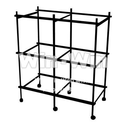 棚のシルエット素材 W-000294