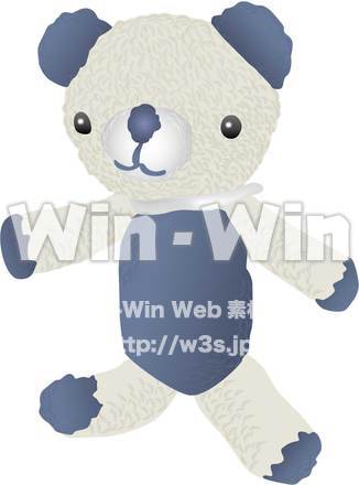 ぬいぐるみのCG・イラスト素材 W-001613