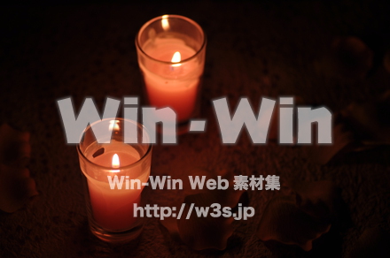 キャンドルの写真素材 W-001166