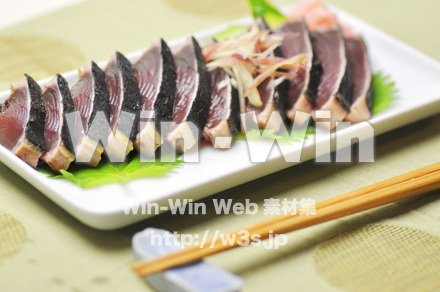 鰹のたたきの写真素材 W-000565