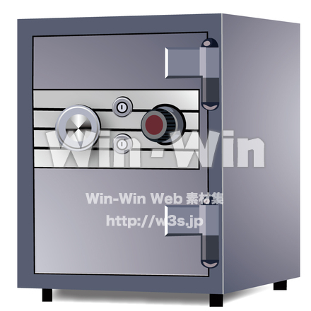 金庫のCG・イラスト素材 W-001635