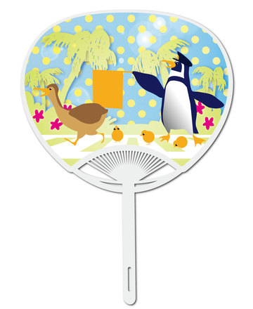 うちわ　交通安全 D-001331 のうちわ