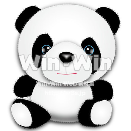 パンダのCG・イラスト素材 W-000785