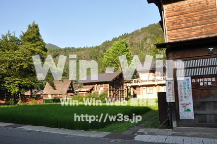 白川郷の写真素材 W-001950