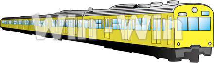 電車のCG・イラスト素材 W-001535