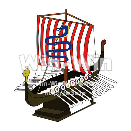 船舶模型のCG・イラスト素材 W-000432