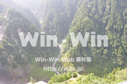 黒部ダムの写真素材 W-001876