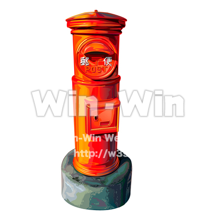 ポストのCG・イラスト素材 W-001821