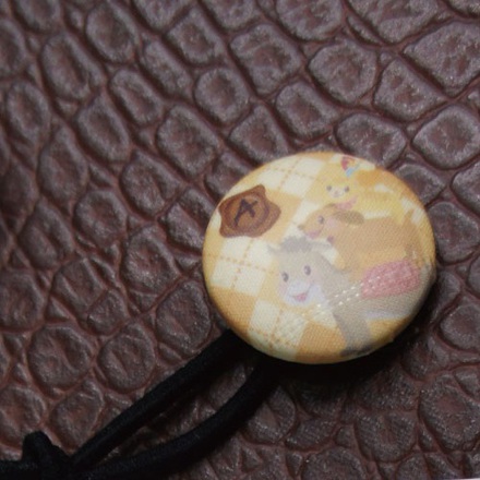 くるみぼたん・ヘアゴム D-000842 のくるみボタン