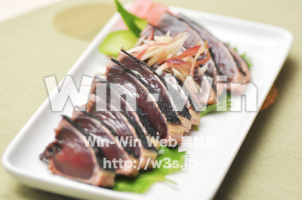 鰹のたたきの写真素材 W-000566