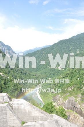 黒部ダムの写真素材 W-001944