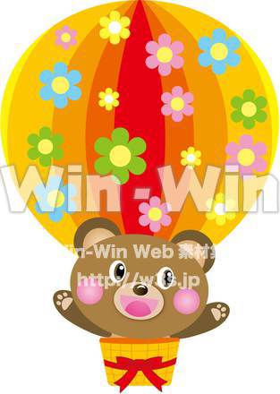 気球のCG・イラスト素材 W-001386