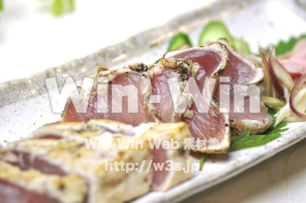 びんちょうマグロのたたきの写真素材 W-000569