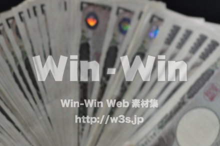 札束計算の写真素材 W-001093